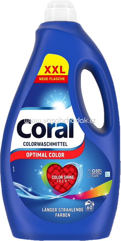 Coral Professionl Feinwaschmittel Flüssig Optimal Color, 60 Wl Coral Professionl Feinwaschmittel Flüssig Optimal Color, 60 Wl