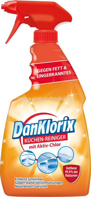 DanKlorix Küchenreiniger mit Aktiv-Chlor, 750 ml