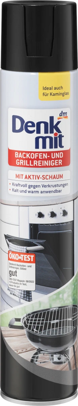 Denkmit Backofen- & Grillreiniger mit Aktiv-Schaum, 500 ml
