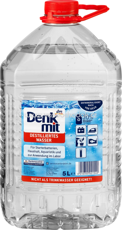 Denkmit Destilliertes Wasser, 5l