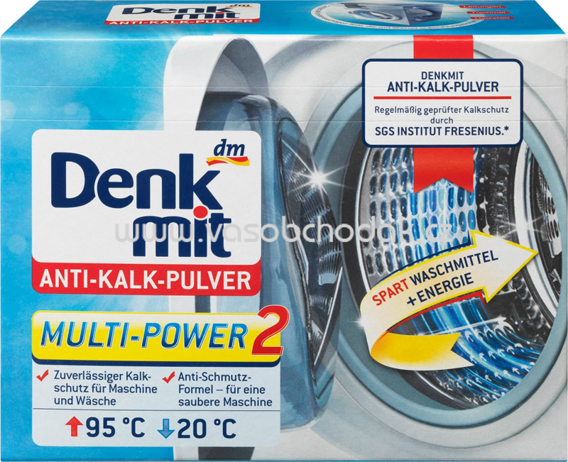 Denkmit Entkalker Pulver für Waschmaschinen, 1,5 kg Denkmit Entkalker Pulver für Waschmaschinen, 1,5 kg