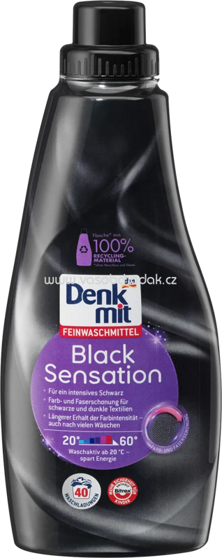 Denkmit Feinwaschmittel Black Sensation, 1l
