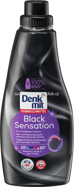 Denkmit Feinwaschmittel Black Sensation, 1l