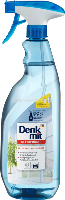 Denkmit Glasreiniger mit Glanzschutz-Formel, 1l Denkmit Glasreiniger mit Glanzschutz-Formel, 1l