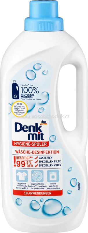 Denkmit Hygiene-Spüler Wäsche Desinfektion, 18 Wl