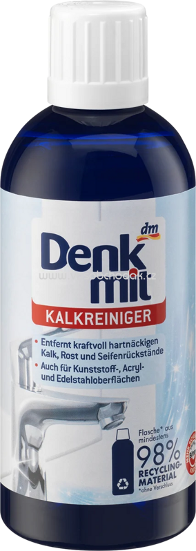 Denkmit Kalkreiniger für empfindliche Oberflächen, 500 ml Denkmit Kalkreiniger für empfindliche Oberflächen, 500 ml