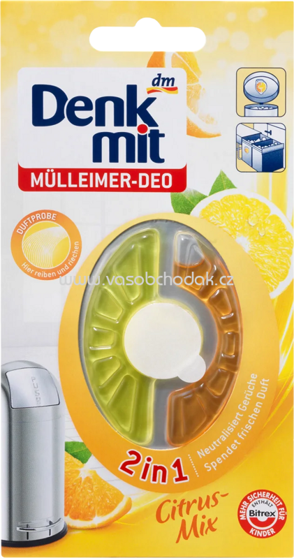 Denkmit Mülleimer-Deo Citrusmix, 1 St