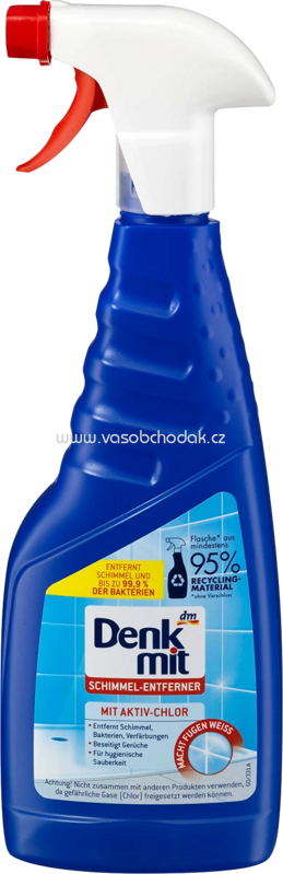 Denkmit Schimmelentferner mit Aktiv-Chlor, 750 ml Denkmit Schimmelentferner mit Aktiv-Chlor, 750 ml