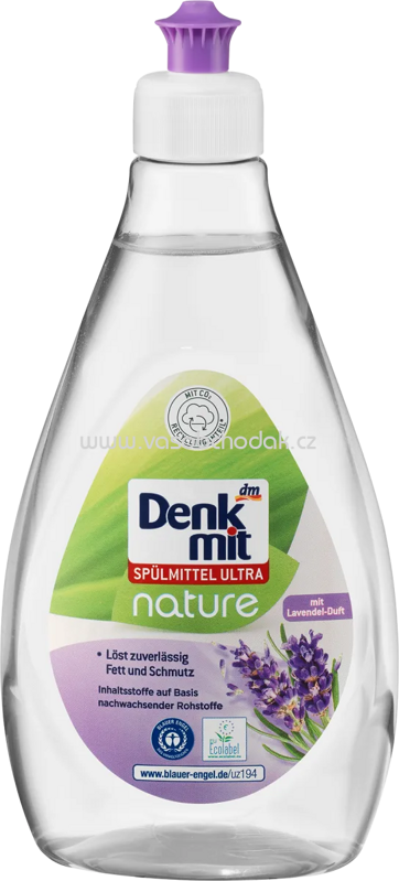 Denkmit Spülmittel ultra nature Lavendel, 500 ml