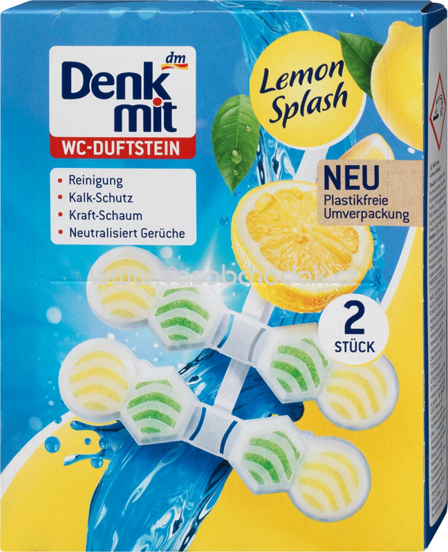 Denkmit WC-Stein Lemon Splash, 2 St