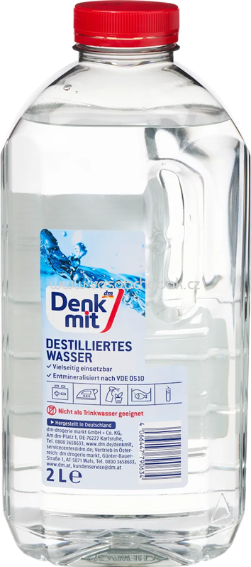 Denkmit Destilliertes Wasser, 2 l Denkmit Destilliertes Wasser, 2 l