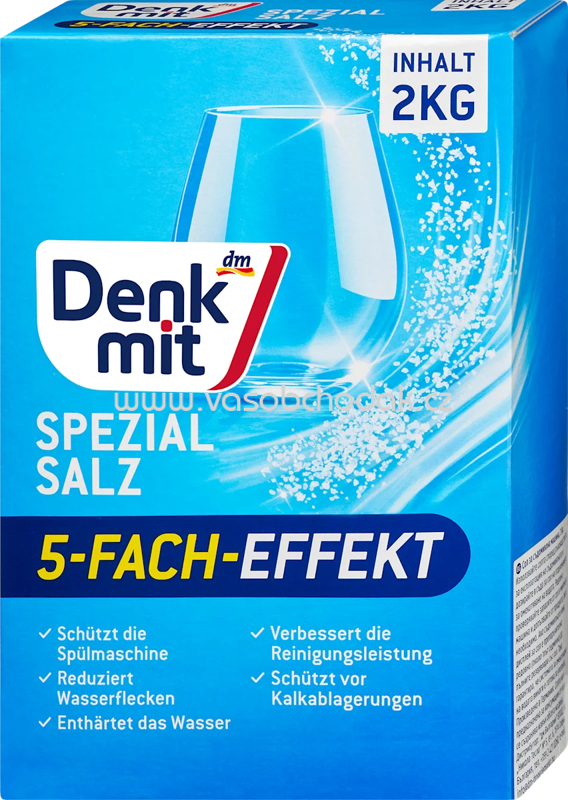 Denkmit Spülmaschinen-Salz Spezialsalz, 2 kg Denkmit Spülmaschinen-Salz Spezialsalz, 2 kg