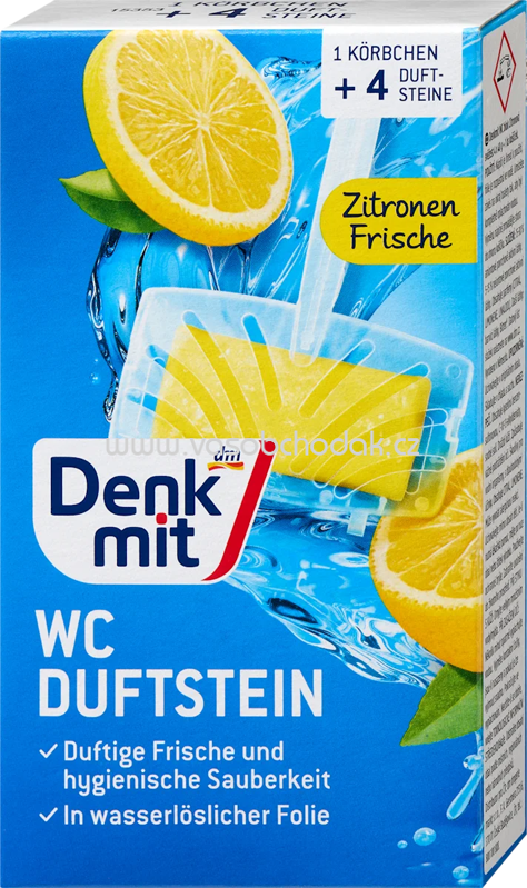 Denkmit WC Duftstein Zitronen-Frische, 4 St Denkmit WC Duftstein Zitronen-Frische, 4 St