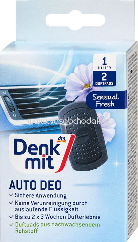 Denkmit Auto Deo Sensual Fresh, 2 St Denkmit Auto Deo Sensual Fresh, 2 St