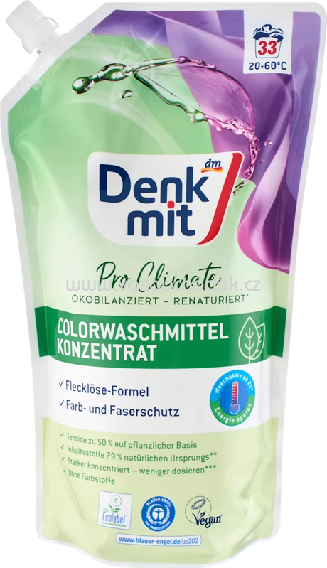 Denkmit Colorwaschmittel Konzentrat Pro Climate, 33 Wl Denkmit Colorwaschmittel Konzentrat Pro Climate, 33 Wl