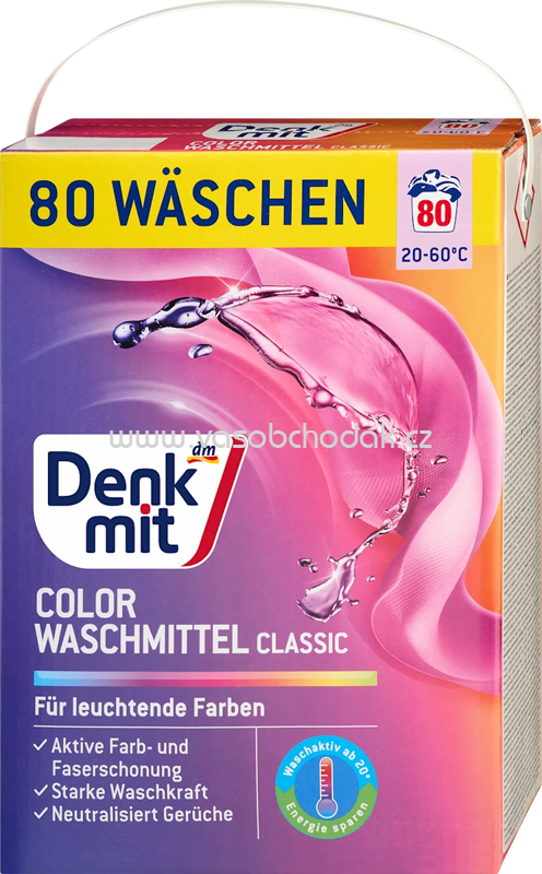Denkmit Colorwaschmittel Pulver, 80 Wl Denkmit Colorwaschmittel Pulver, 80 Wl