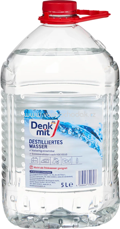 Denkmit Destilliertes Wasser, 5 l Denkmit Destilliertes Wasser, 5 l