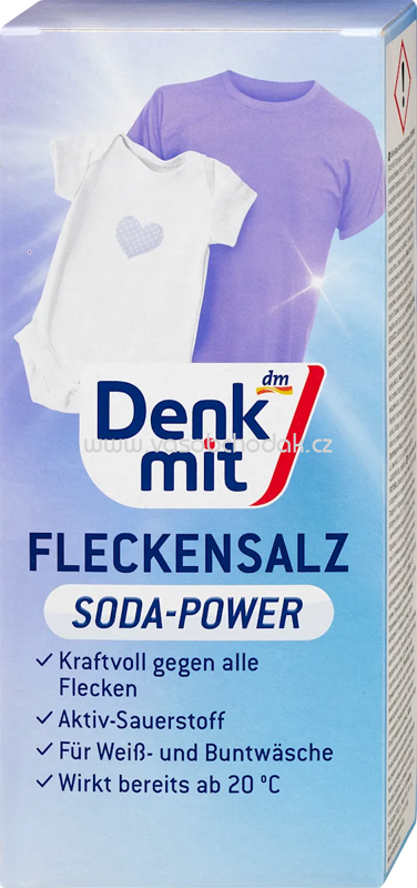 Denkmit Fleckenentferner Salz für Weiß- & Buntwäsche, 500 g Denkmit Fleckenentferner Salz für Weiß- & Buntwäsche, 500 g