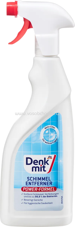 Denkmit Schimmelentferner mit Aktiv-Chlor, 750 ml Denkmit Schimmelentferner mit Aktiv-Chlor, 750 ml