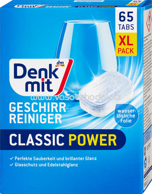 Denkmit Spülmaschinen-Tabs Classic, 65 St Denkmit Spülmaschinen-Tabs Classic, 65 St