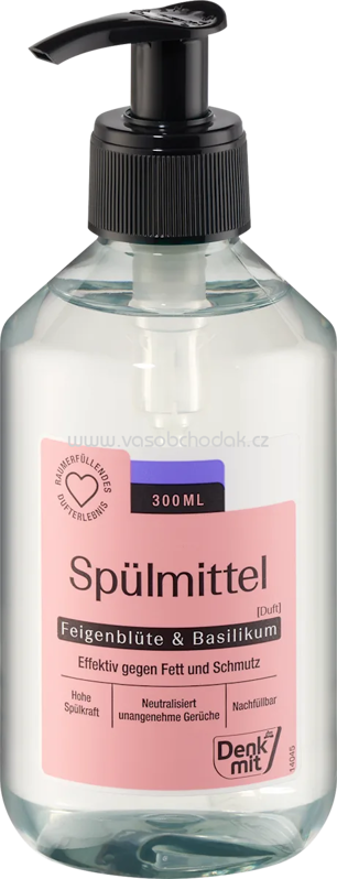 Denkmit Spülmittel Feigenblüte & Basilikum, 300 ml Denkmit Spülmittel Feigenblüte & Basilikum, 300 ml