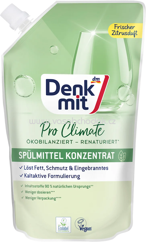 Denkmit Spülmittel Konzentrat Pro Climate, 500 ml Denkmit Spülmittel Konzentrat Pro Climate, 500 ml