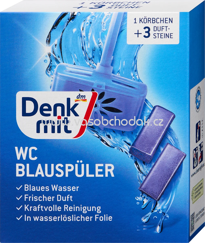 Denkmit WC-Blauspüler, 3 St Denkmit WC-Blauspüler, 3 St