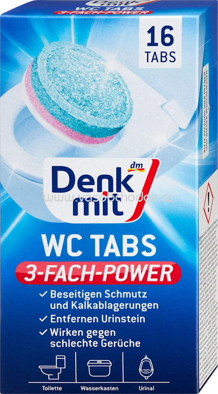 Denkmit WC-Reiniger Tabs, 16 St Denkmit WC-Reiniger Tabs, 16 St