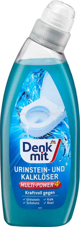 Denkmit WC Reiniger Urinstein & Kalklöser, 750 ml Denkmit WC Reiniger Urinstein & Kalklöser, 750 ml