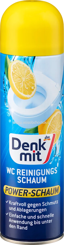 Denkmit WC Reinigungsschaum Zitrone, 500 ml Denkmit WC Reinigungsschaum Zitrone, 500 ml