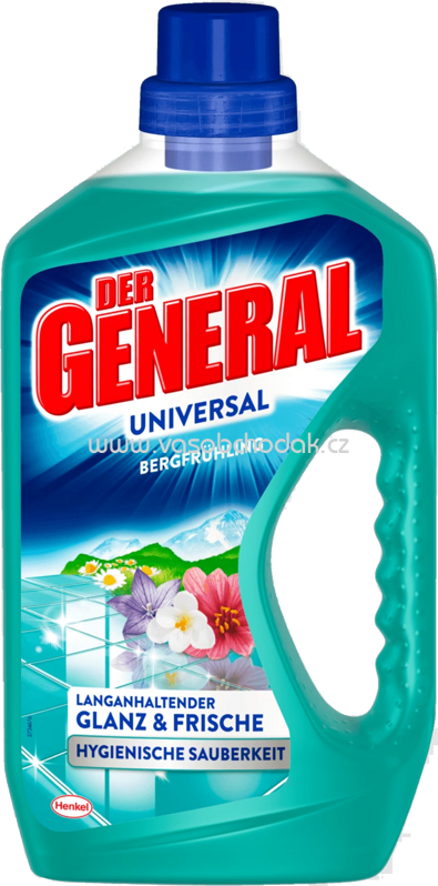 Der General Allzweckreiniger Universal Bergfrühling, 750 ml Der General Allzweckreiniger Universal Bergfrühling, 750 ml