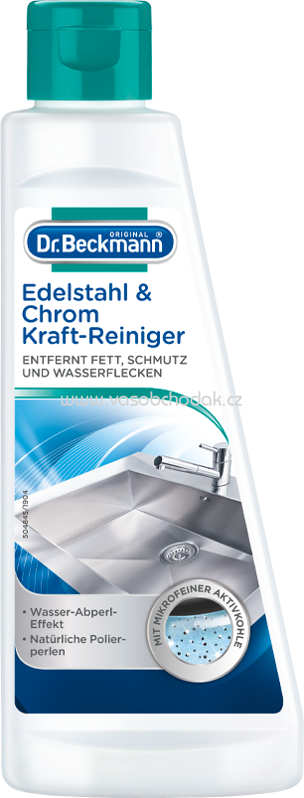 Dr.Beckmann Edelstahl & Chrom Kraft Reiniger, 250 ml Dr.Beckmann Edelstahl & Chrom Kraft Reiniger, 250 ml