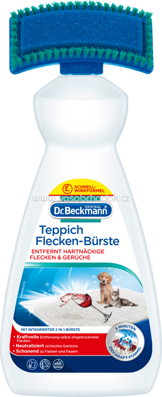 Dr.Beckmann Fleckenentferner Teppich Bürste, 650 ml