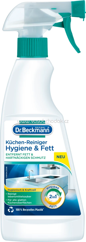 Dr.Beckmann Küchenreiniger Hygiene & Fett, 500 ml Dr.Beckmann Küchenreiniger Hygiene & Fett, 500 ml