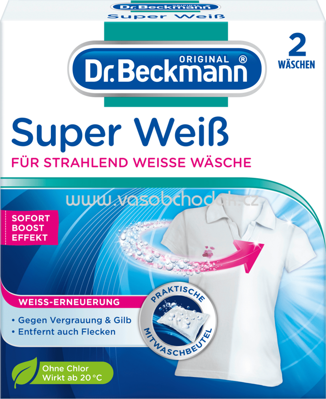 Dr.Beckmann Wäsche Weiß super im Beutel, 80g Dr.Beckmann Wäsche Weiß super im Beutel, 80g