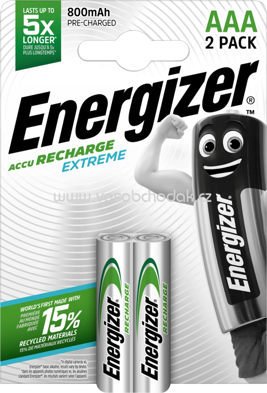 Energizer Akkus Micro AAA 800 mAh, 2 St