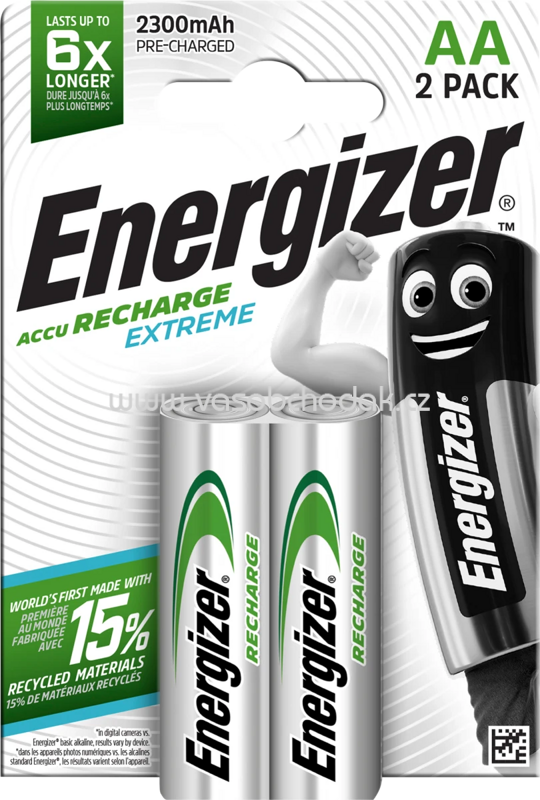 Energizer Akkus Mignon AA 2300 mAh, 2 St