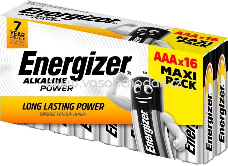 Energizer Batterien Alkaline Power AAA, 16 St Energizer Batterien Alkaline Power AAA, 16 St