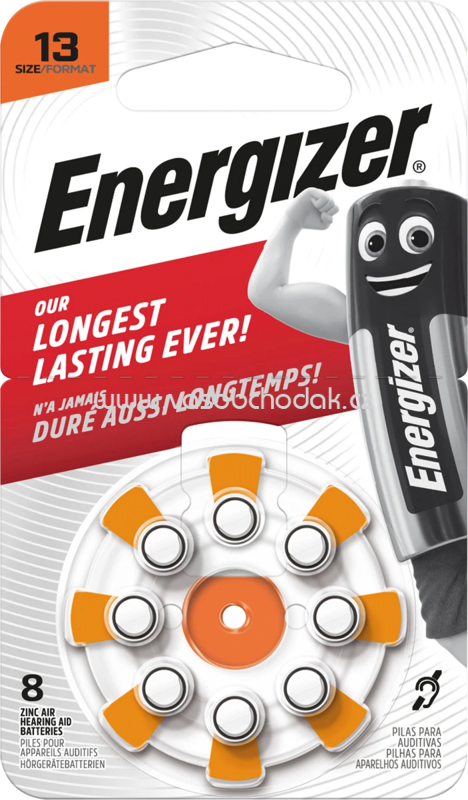 Energizer Hörgerätebatterien 13, 8 St Energizer Hörgerätebatterien 13, 8 St