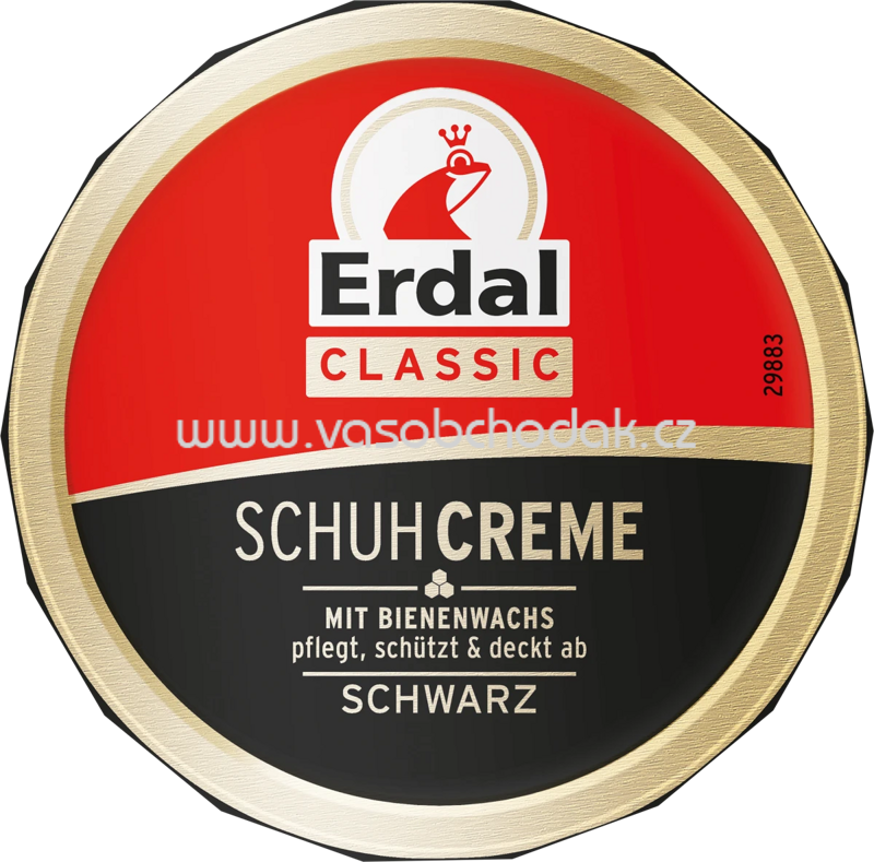 Erdal Schuhcreme Dose schwarz, 75 ml