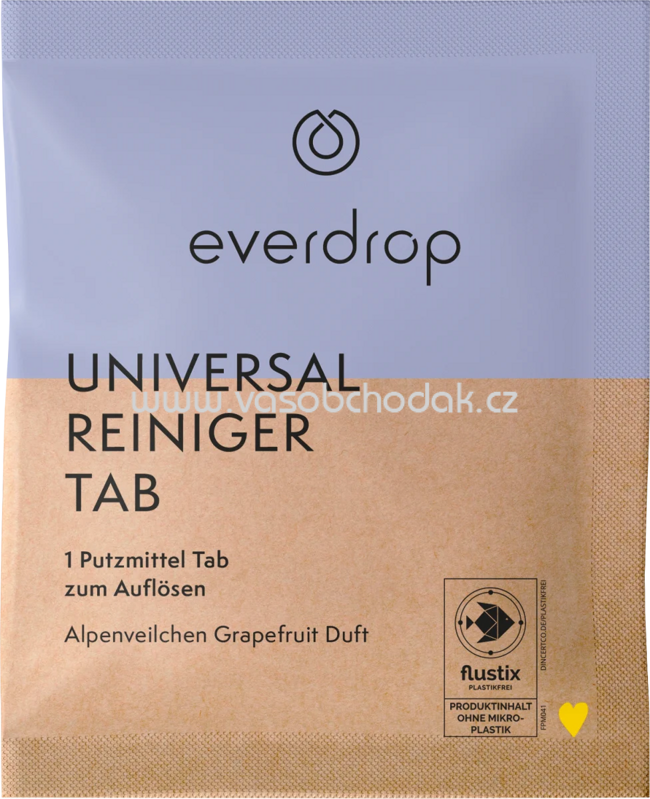 Everdrop Allzweckreiniger Tabs Alpenveilchen & Grapefruit Nachfüllpack, 1 St