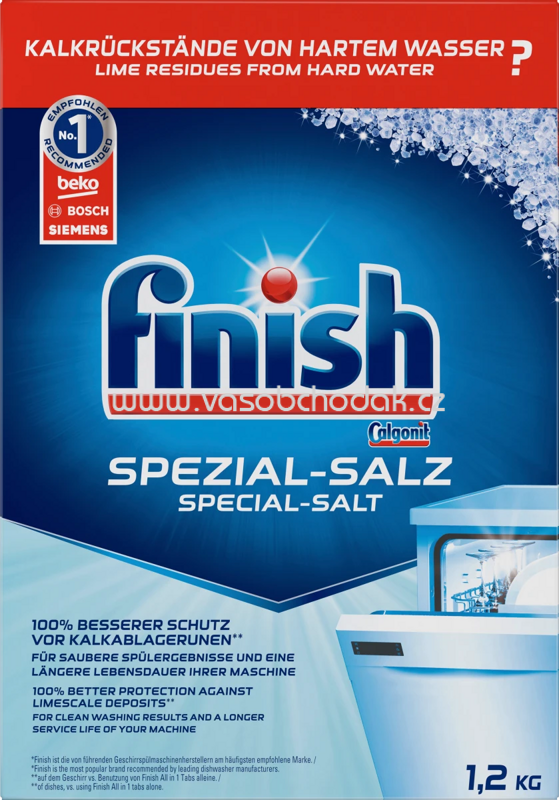 Finish Spülmaschinen Salz Specialsalz, 1,2 kg