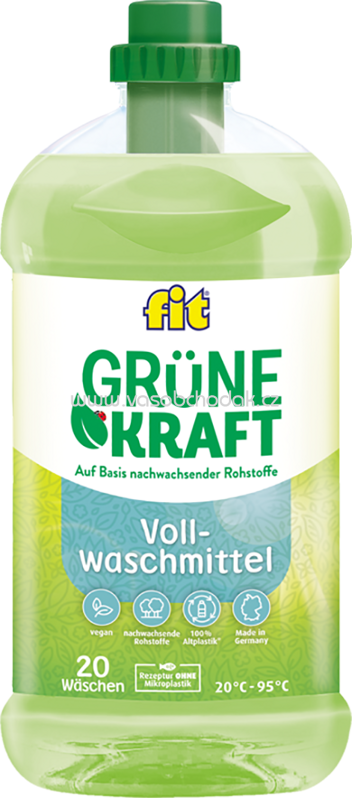 Fit Grüne Kraft Vollwaschmittel, flüssig, 20 Wl