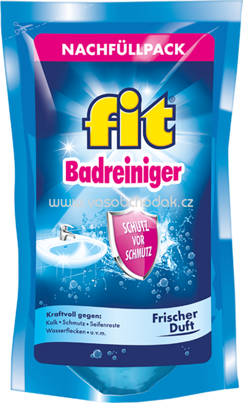 Fit Badreiniger Nachfüllpack, 500 ml Fit Badreiniger Nachfüllpack, 500 ml