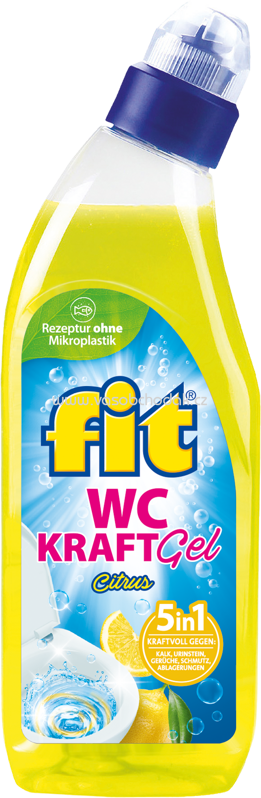 Fit WC Kraftgel 5in1 Citrus, 750 ml Fit WC Kraftgel 5in1 Citrus, 750 ml