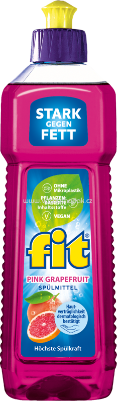 Fit Spülmittel Pink Grapefruit, 500 - 750 ml Fit Spülmittel Pink Grapefruit, 500 - 750 ml