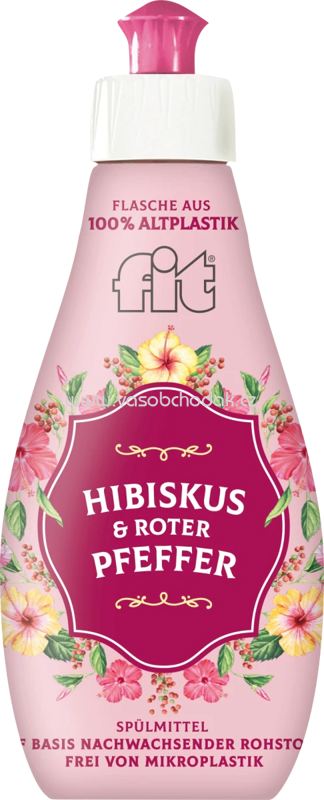 Fit Spülmittel Gewürz Edition Hibiskus & Roter Pfeffer, 400 ml