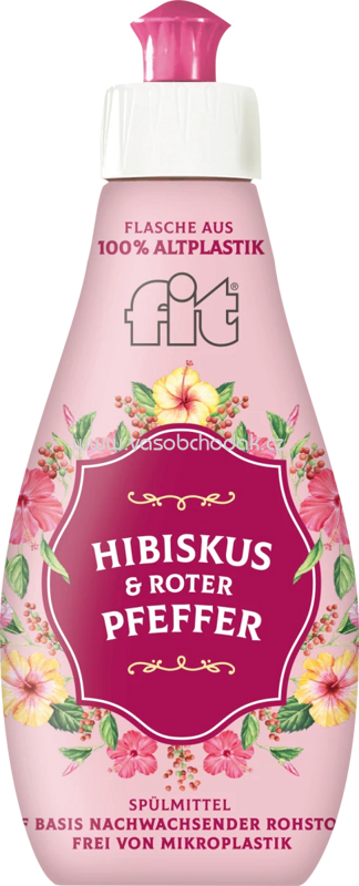 Fit Spülmittel Gewürz Edition Hibiskus & Roter Pfeffer, 400 ml Fit Spülmittel Gewürz Edition Hibiskus & Roter Pfeffer, 400 ml