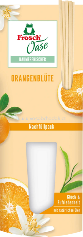 Frosch Oase Raumerfrischer Orangenblüte Nachfüller, 90 ml