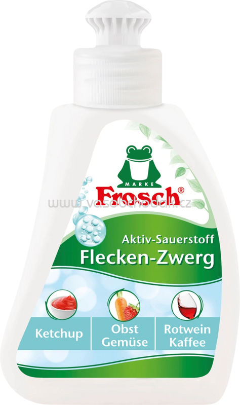 Frosch Fleckenentferner Aktiv-Sauerstoff Flecken-Zwerg, 75 ml Frosch Fleckenentferner Aktiv-Sauerstoff Flecken-Zwerg, 75 ml